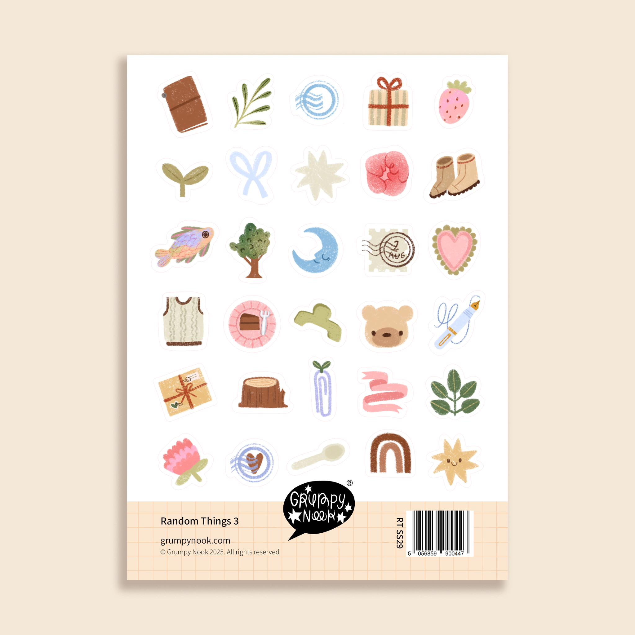 Random Things 3 Sticker Sheet: Case of 10