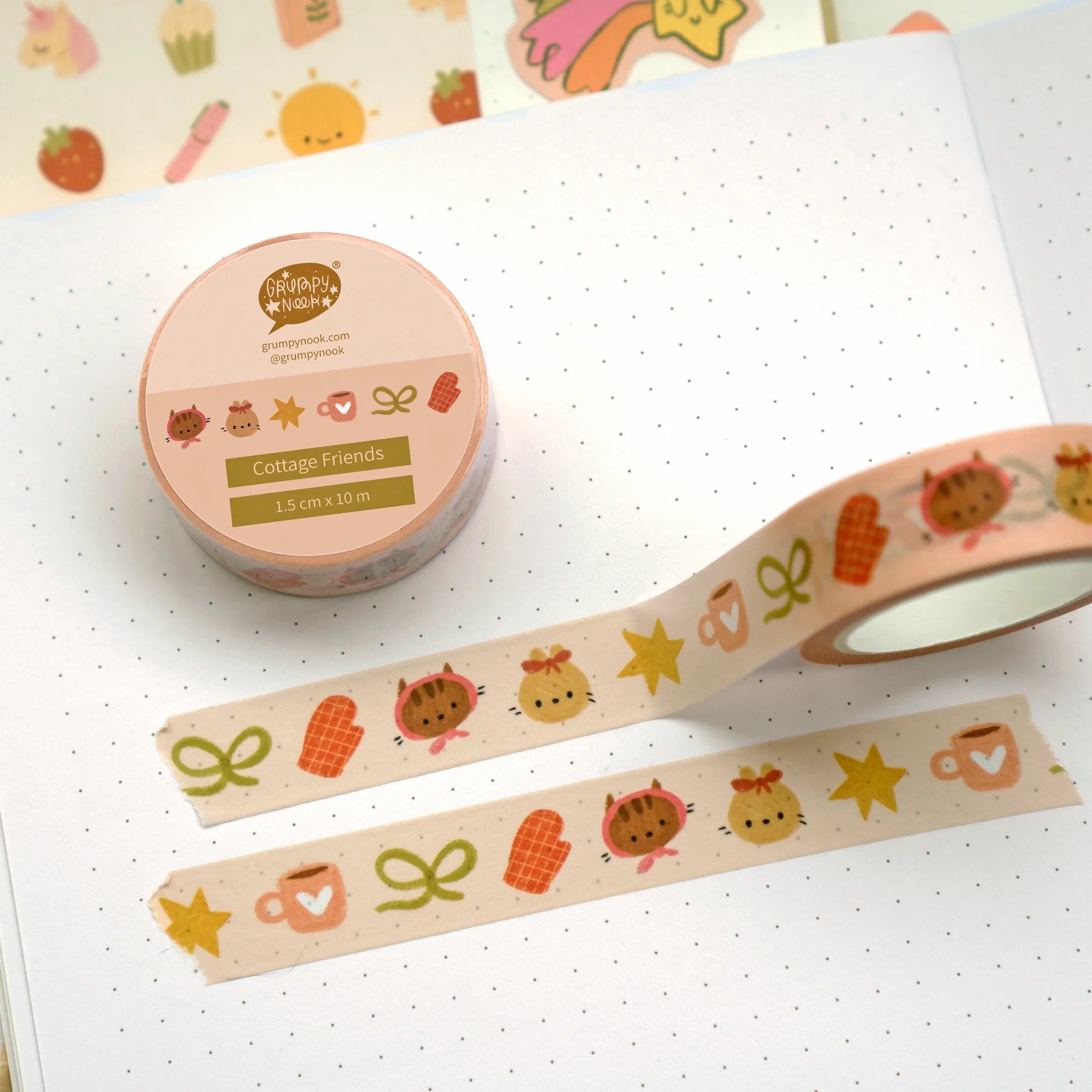 Cottage Friends Washi Tape: Case of 10
