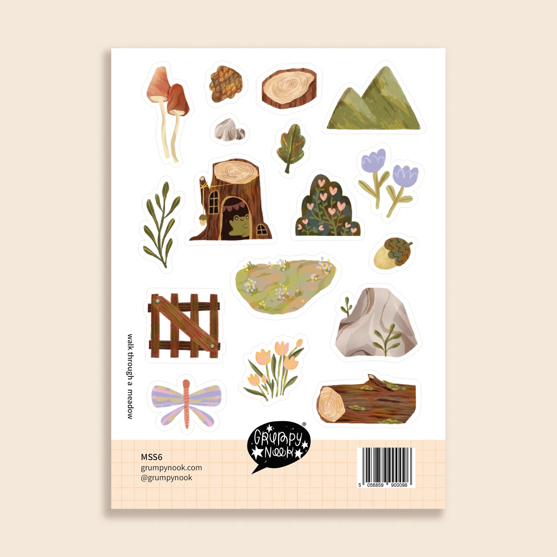 Meadows Sticker Sheet: Case of 10